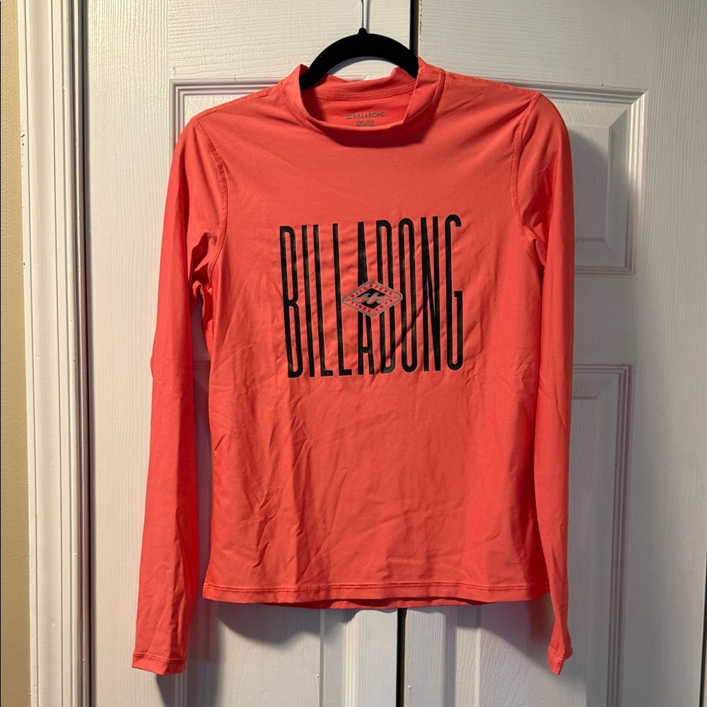 Billabong Women's Coral Long Sleeve Rash Guard / Swim Shirt